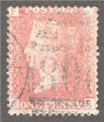 Great Britain Scott 33 Used Plate 208 - KF